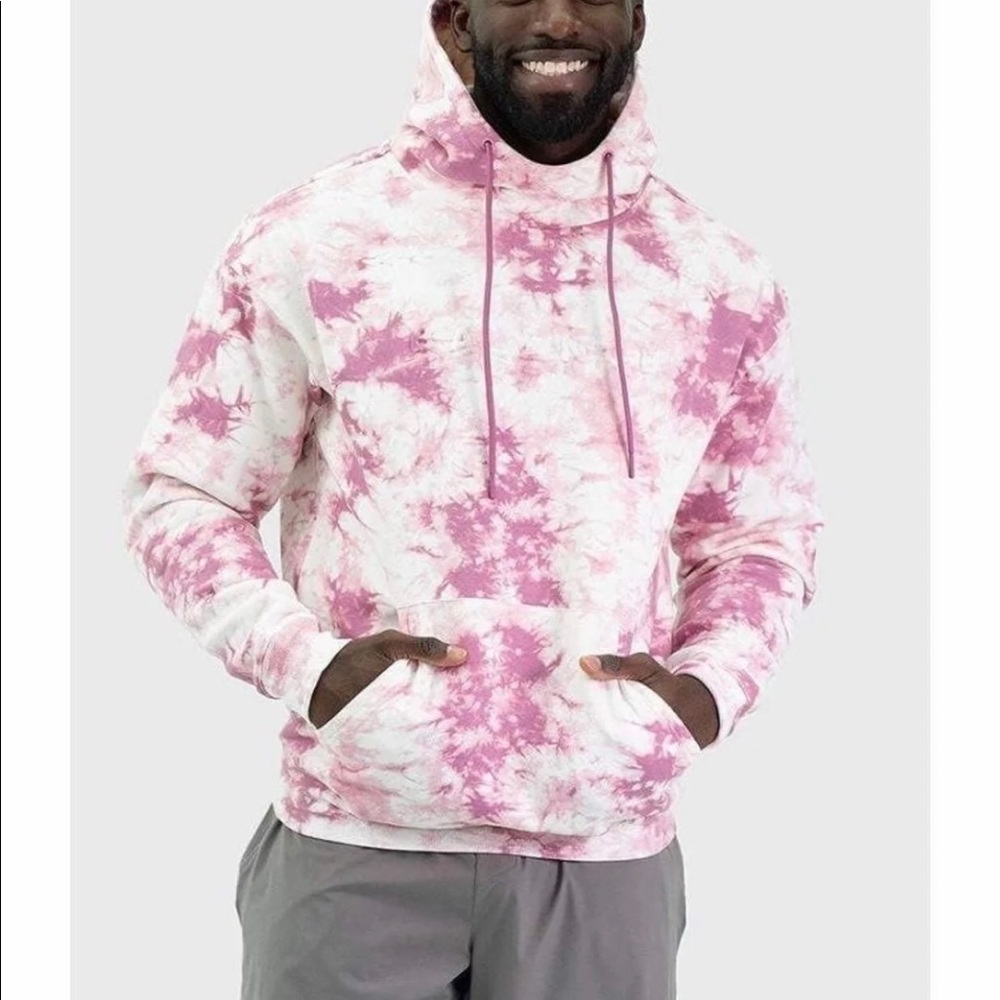 Tie dye sweatshirt PINK AND WHITE. Never used!